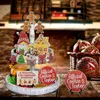 Tablett-Dekorationsset mit mehrstufigen Weihnachtsdiamanten Produktbild-Vorschau 2