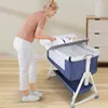 Babybett mit Wickeltisch 6-stufig verstellbares Produktbild-Vorschau 3