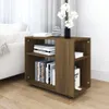 Beistelltisch Braun Eiche 70x35x55 cm Holzwerkstoff Produktbild-Vorschau 2