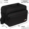 Enrico Benetti Arbeitstasche Amsterdam schwarz 39x19x28cm Produktbild-Vorschau 2