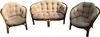 Kissenset für RATTAN-MÖBEL, Beige, Kissen für die Produktbild-Vorschau 1