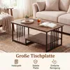 KOMFOTTEU Couchtisch, Wohnzimmertisch mit 3 Ebenen, Produktbild-Vorschau 3