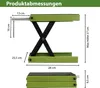 Motorradheber höhenverstellbar bis 500 kg Stahl grün Produktbild-Vorschau 2