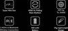 A grid of icons and text describing the features of a computer mouse. Produktbild-Vorschau