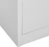 Szafka zamykana na klucz, jasnoszara, 90x45x92,5 cm, stal Podgląd zdjęcia produktu 7
