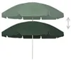vidaXL Strandschirm Grün 240 cm Produktbild-Vorschau 1