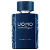 A product shot of a blue cologne bottle with silver text. Podgląd zdjęcia produktu