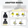 Collage of Kärcher steam cleaner models and accessories, with model numbers and text indicating compatibility. Produktbild-Vorschau