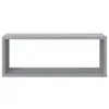vidaXL Mensole a cubo 2 pz. Grigio Sonoma 60x15x23 cm Anteprima dell’immagine prodotto 4