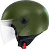 Casco Jet MT Helmets Street S Solid A6 Green Matt taglia M Anteprima dell’immagine prodotto 2
