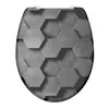 SCHÜTTE WC Sitz GREY HEXAGONS, Duroplast Toilettensitz mit Produktbild-Vorschau 2