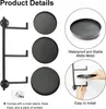 Fenster drehende Pflanze Stand Regal Indoor schwarz Produktbild-Vorschau 10