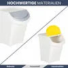 DELUKE® 3er Set Abfallbehälter mit Deckeln - 3x40L Produktbild-Vorschau 4
