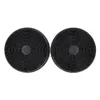 Two black charcoal filters for a range hood are placed side-by-side against a white background. Produktbild-Vorschau