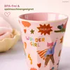 Melamin Kinderbecher 250ml Rosa Pastellrosa bruchsicher für Produktbild-Vorschau 7