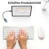 deleyCON 10cm USB-C auf USB-A OTG Kabel Adapter, 1 Stück Produktbild-Vorschau 5