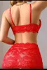 Conjunto de lencería de alta calidad para mujer, color rojo Vista previa de la imagen del producto 5