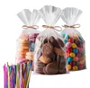 Uitdeelzakjes Transparant - 100 Stuks met Twistbandjes - Productafbeelding-voorbeeld 1