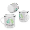 Mr. & Mrs. Panda Emaille Tasse Frosch Liebe - Grau Pastell Produktbild-Vorschau 4