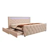 HOME DELUXE - Lit rembourré VELARA - 180 x 200 cm, couleur Voir les images du produit 3