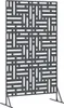 vidaXL Paraván 100 x 50 x 180 cm, ocel, antracitová barva Náhled obrázku produktu 6