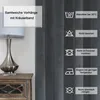Verdunkelungsvorhang Samt weich 140x175 cm Anthrazit Produktbild-Vorschau 2