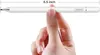 A hand holding a white stylus pen with a silver tip against a white background. Produktbild-Vorschau