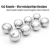 BigDean Boule Set mit 8 verchromten Boule Kugeln Produktbild-Vorschau 6