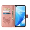 OnePlus Nord N200 5G Hülle, Schmetterling Prägung Flip Produktbild-Vorschau 3