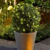 Solar Lichterkette Schwarz LED warmweiß 8 Modi Außenbereich Produktbild-Vorschau 3