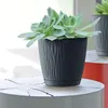 Kvetináč Plastový 13Cm Sandy P - Antracit Náhľad obrázku produktu 4