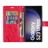 Handy Tasche für Samsung Galaxy S23 Ultra Handyhülle Blumen Produktbild-Vorschau 3
