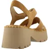 Tamaris Sandalen aus Leder mit offener Schuhspitze, breitem Produktbild-Vorschau 3