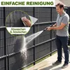LZQ PVC pásy na zakrytie pre ploty z dvojitých tyčí a Náhľad obrázku produktu 4