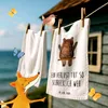 Mr. & Mrs. Panda Handtuch Bär Schaukel - Weiß - Geschenk, Produktbild-Vorschau 2