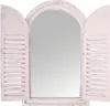 Miroir mural design fenêtre avec volets, shabby chic Voir les images du produit 1