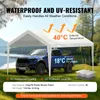 SucceBuy tettoia di ricambio per auto 10' x 20', copertura Anteprima dell’immagine prodotto 3