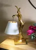 Mauro Ferretti stolová lampa králik E10 26x16x47 cm zlatá Náhľad obrázku produktu 6