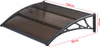 Auvent 'Mellerud' polycarbonate 120 x 80 cm noir/marron Voir les images du produit 3