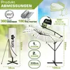 tillvex® Hliníkový slunečník obdélníkový Ø 330 cm s LED Náhled obrázku produktu 2