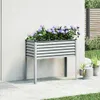 vidaXL Záhradný kvetináč 100 x 45 x 90 cm Pozinkovaná oceľ Náhľad obrázku produktu 3