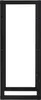 ML-Design Kaminholzregal aus Metall, 40x100 cm, Schwarz, Produktbild-Vorschau 2