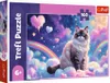 A box of Trefl puzzles featuring a cat in a fantasy setting. Náhled obrázku produktu