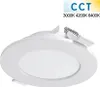 6W LED Panel Einbaupanel Einbauleuchte Slim Panel rund CCT Produktbild-Vorschau 1