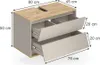 Waschbeckenunterschrank Vicco Edelin Cashmere 80 x 50 cm Produktbild-Vorschau 2