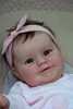 50cm Babypuppen Reborn Baby Puppe Lebensecht Handgefertigt Produktbild-Vorschau 4