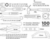 Werkzeugset 100-teilig mit Steckschlüsseln 3/8" Ratsche Produktbild-Vorschau 2