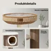 Fudajo Forest Lodge: Albero per gatti beige, 117 cm di Anteprima dell’immagine prodotto 5