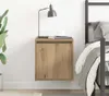 vidaXL Wand-Nachttisch Artisan-Eiche 38x34x40 cm Produktbild-Vorschau 3