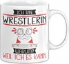Wrestlerin Tasse Geschenk Ich Bin Wrestlerin Warum Weil Ich Produktbild-Vorschau 1